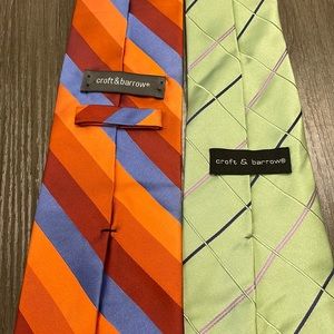 Two Croft and Barrow Ties